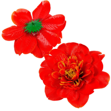  Dália virágfej szatén 403 D14cm 72db/# dekorációs kellék