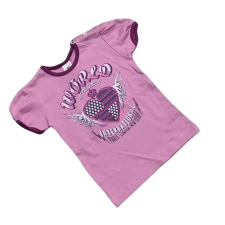 Dalma Lányka Póló - Lila Nyomott mintás 86 (KIÁRUSÍTÁS) gyerek póló