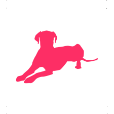  Dalmata kutya autó matrica pink #168 matrica