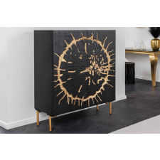 Dalton Design magas komód Dalton 120 cm fekete mangó bútor