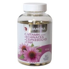 Damona c-vitamin 1000mg+echinacea+csipkebogyó+cink bevont tabletta 80 db vitamin és táplálékkiegészítő