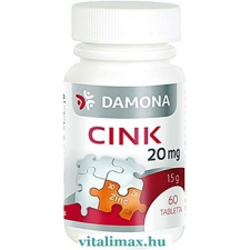  DAMONA CINK tabletta - 60 db vitamin és táplálékkiegészítő