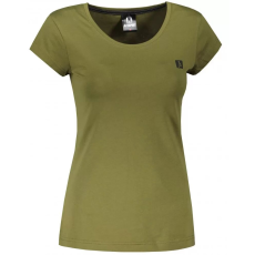  Dámské premium triko ALTISPORT CARRYOVER ALW065154 AVOCADO GREEN/BLACK méret: XS