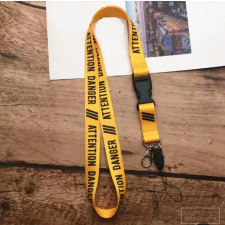  Danger nyakpánt kulcstartó kulcstartó