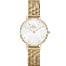 Daniel Wellington DW00100662 Petite Lumine Bezel Evergold 28mm 3ATM , női karóra