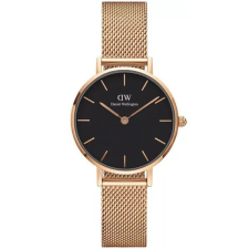 Daniel Wellington Petite Melrose női karóra 28 mm, fekete számlap, rozéarany karóra