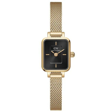 Daniel Wellington Quadro Mini női karóra, 15 mm, arany/fekete karóra