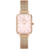 Daniel Wellington Quadro Pressed Melrose Pearl 20 mm női karóra, rózsaarany