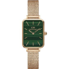 Daniel Wellington Quadro Pressed Mesh Rose gold/Green