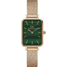 Daniel Wellington Quadro Pressed Mesh Rose gold/Green karóra