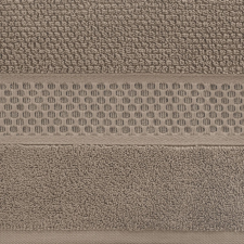  Danny rizs szerkezetű pamut törölköző Barna 70x140 cm lakástextília