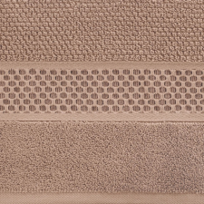  Danny rizs szerkezetű pamut törölköző Téglavörös 70x140 cm lakástextília