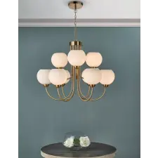 Dar Lighting Dar Lighting INDRA IND1335 Csillár 9x40W/E14 világítás