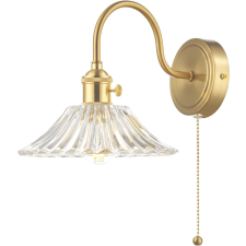 Dar Lighting glamour klasszikus fali lámpa hadano sárgaréz átlátszó darhad0740-04 világítás