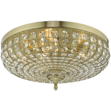 Dar Lighting glamour kristály modern mennyezeti lámpa asmara antik sárgaréz darasm5475 világítás