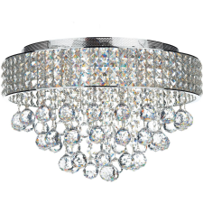 Dar Lighting glamour kristály modern mennyezeti lámpa matrix csiszolt króm darmat5450 világítás