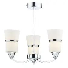 Dar Lighting glamour modern csillár dublin csiszolt króm dardub0350-led világítás