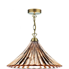 Dar Lighting glamour modern függeszték ardeche antik sárgaréz darard866 világítás