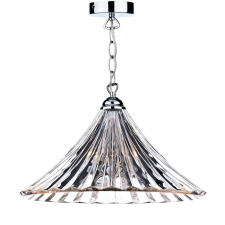 Dar Lighting glamour modern függeszték ardeche csiszolt króm darard868 világítás