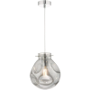 Dar Lighting glamour modern függeszték quinn füstös csiszolt króm darqui0110
