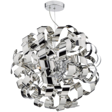 Dar Lighting glamour modern függeszték rawley csiszolt króm darraw1355 világítás