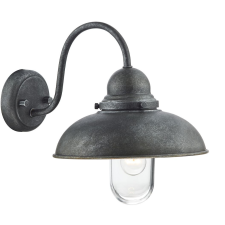 Dar Lighting klasszikus kültéri fali lámpa dynamo átlátszó szürke dardyn0737 kültéri világítás