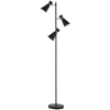Dar Lighting modern állólámpa ashworth fekete csiszolt króm darash4922