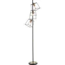 Dar Lighting modern állólámpa tower fekete dartow4922 világítás