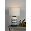 Dar Lighting modern asztali lámpa zabe elefántcsont ivory kék darzab4223