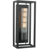 Dar Lighting modern fali lámpa felipe fekete átlátszó darfel0722