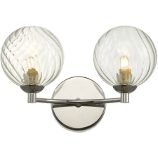 Dar Lighting modern fali lámpa izzy csiszolt króm átlátszó darizz0950-03 világítás