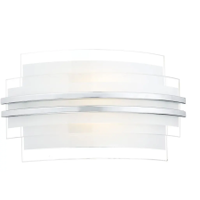 Dar Lighting modern fali lámpa sector matt üveg csiszolt króm darsec072 világítás