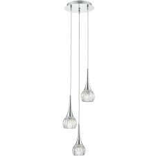 Dar Lighting modern függeszték lyall csiszolt króm átlátszó darlya0350 világítás