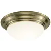 Dar Lighting modern fürdőszobai lámpa barclay antik sárgaréz opál darbar5075