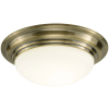 Dar Lighting modern fürdőszobai lámpa barclay antik sárgaréz opál darbar5275