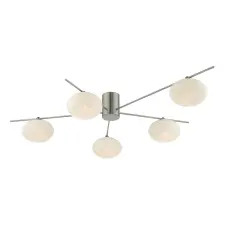 Dar Lighting modern mennyezeti lámpa jasper szatén nikkel darjas5446 világítás