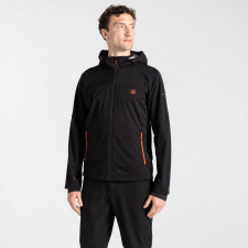 Dare2be MountaineerSftshl Férfi softshell kabát 15.000 mm vízálló fekete férfi kabát, dzseki