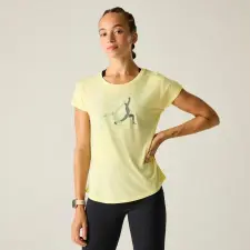 Dare2be Serenity Tee Női gyorsan száradó póló sárga női póló