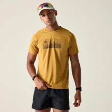 Dare2be Tech II Tee Férfi gyorsan száradó póló barna