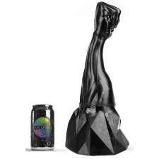 Dark Crystal Tonis Dark Crystal – prémium, fekete üveg dildó 29 x 11 cm műpénisz, dildó