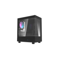 DarkFlash DB330M számítógépház + 3 ARGB ventilátor (fekete) számítógép ház