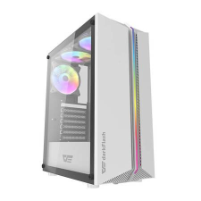 DarkFlash DK151 White táp nélküli ablakos ház fehér (4710343793922) számítógép ház