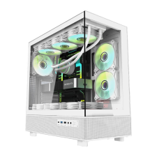 DarkFlash DPX90 Midi Torony Számítógépház - Fehér (DPX90 WHITE) számítógép ház