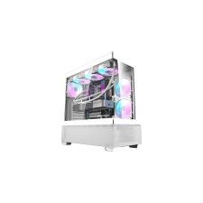 DarkFlash DS900 AIR számítógépház + 7 ARGB ventilátorok (fehér) számítógép ház