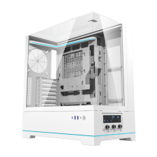 DarkFlash DY450 Midi Torony Számítógépház - Fehér (DY450 WHITE) számítógép ház