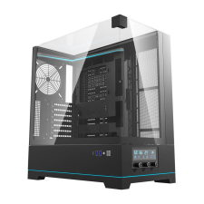 DarkFlash DY450 táp nélküli ablakos ház fekete (DY450 Black) számítógép ház