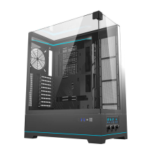 DarkFlash DY450L Black Midi Torony Számítógépház - Fekete (DY450L BLACK) számítógép ház
