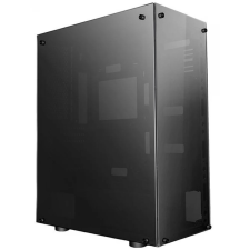 DarkFlash Phantom fekete ventilátor nélküli számítógép ház