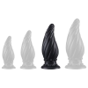DarkSil Plug Spiral Pik L – spirális prémium anális kiegészítő
