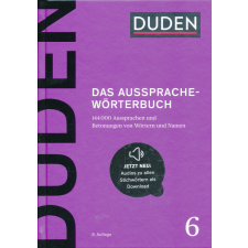 Das Aussprachewörterbuch (8. Auflage) - Der Duden in 12 Bänden/Band 6 nyelvkönyv, szótár